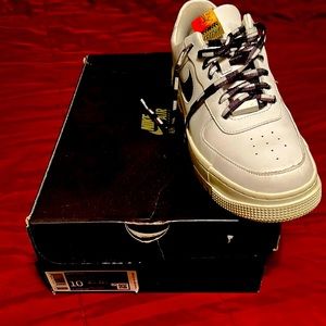 Nike Air Force 1, women’s size 10, white/black summit